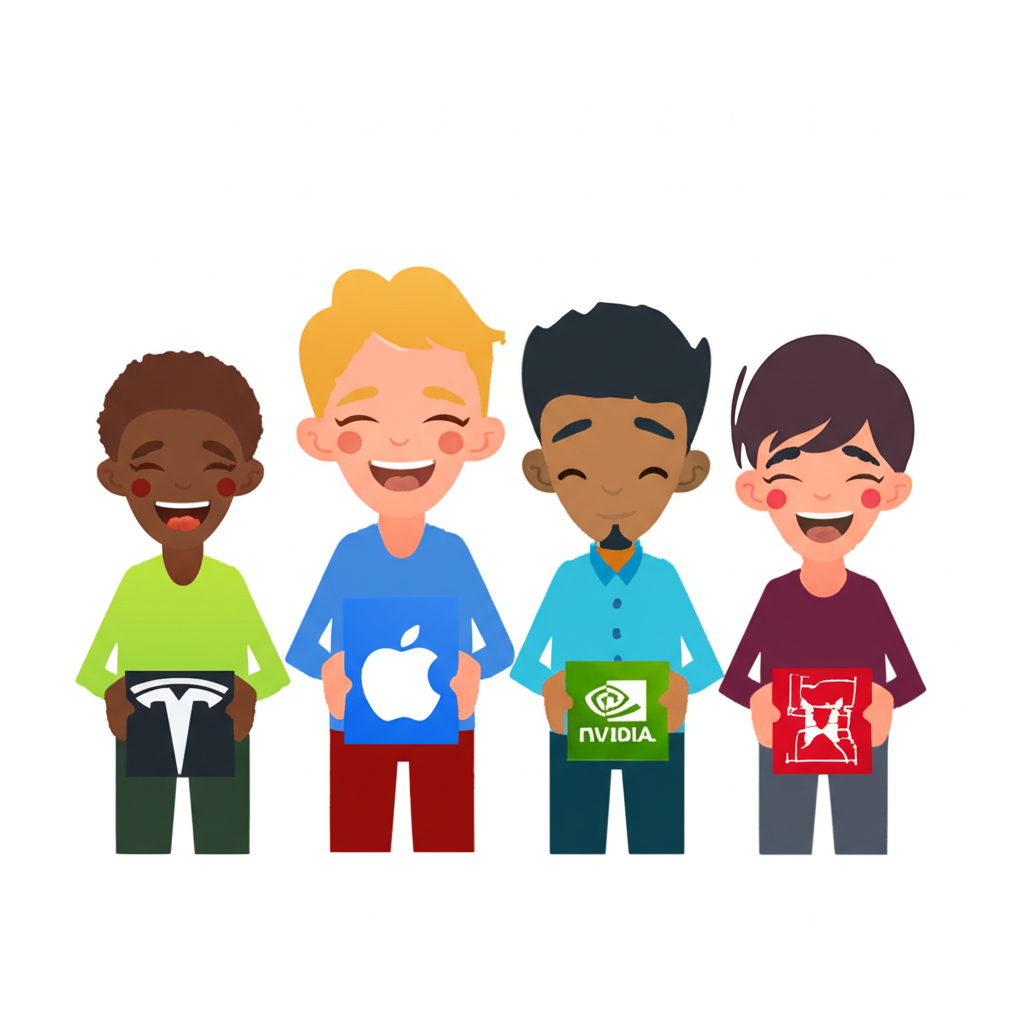 多元投資者輕鬆持有蘋果、特斯拉、輝達等美股單股或零股，展現可及性與靈活性