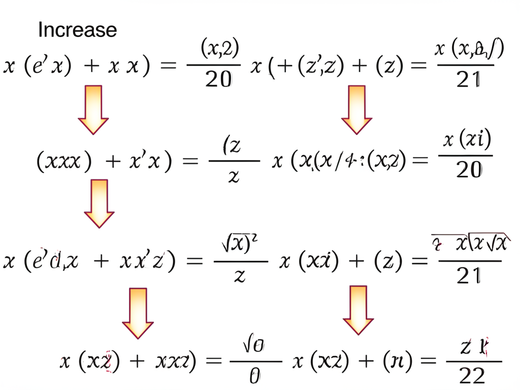 數學公式與方程式展示百分比變化,箭頭表示漲跌,代表變動率的通用定義