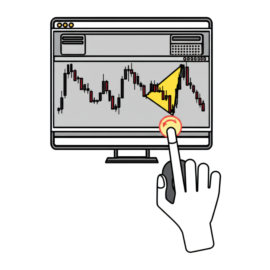 黃金比例應用於自然如鹽水貝殼、經典繪畫及股票圖表,價格反應斐波那契水平,透過細微金線連結