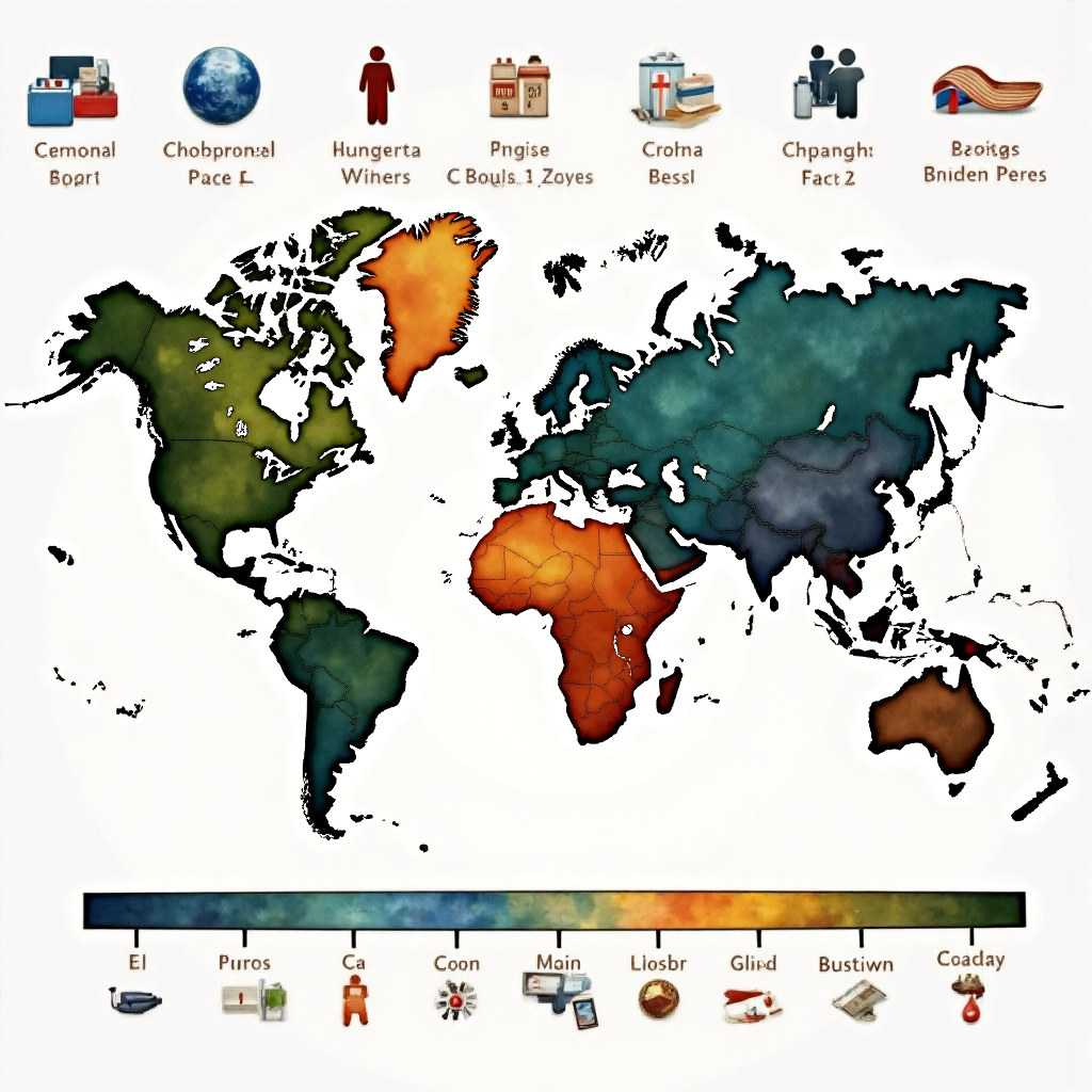 全球金融市場股指圖示,教育性氛圍充滿機會