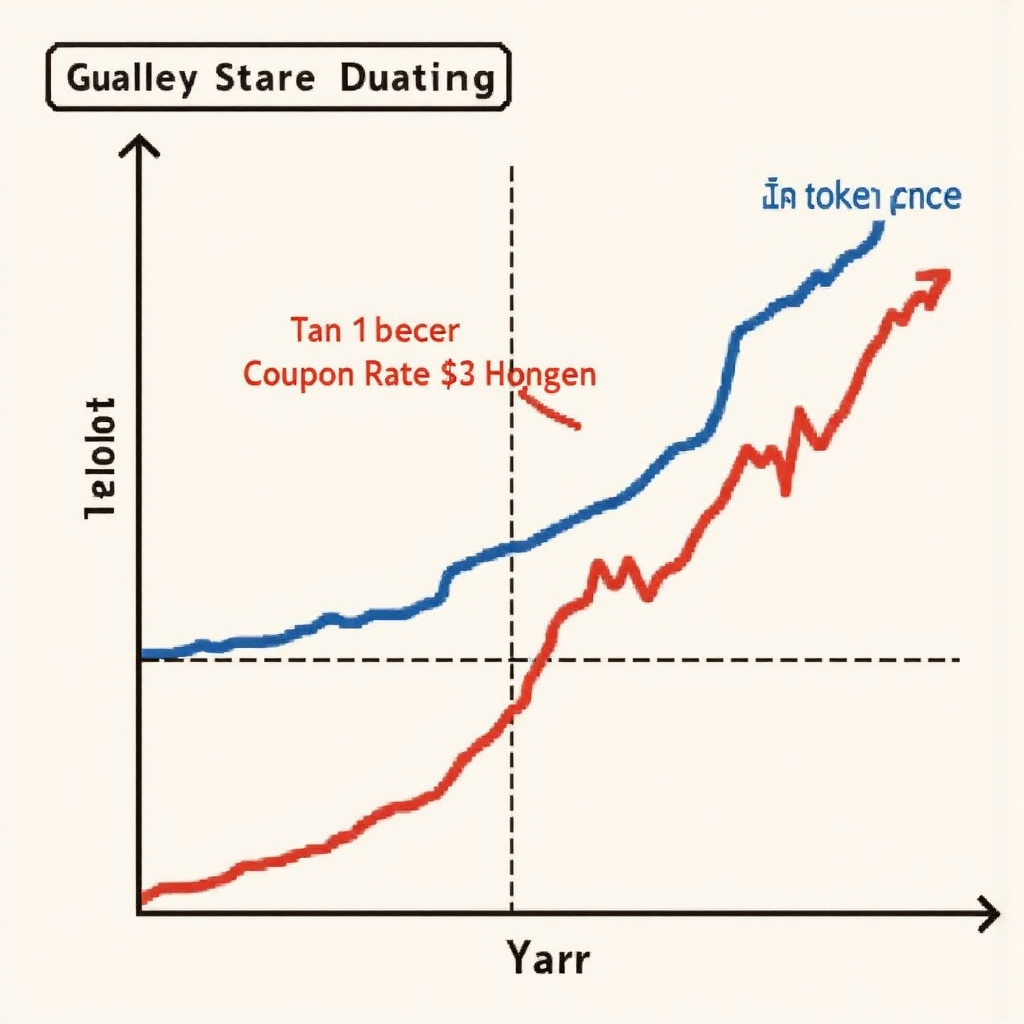 債券票面價值計算票面利率與市場價格波動圖